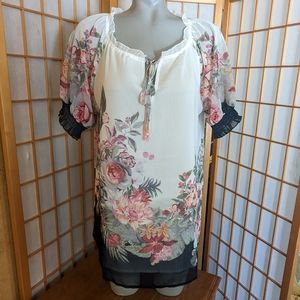 Suzanne Betro, tunic top, LG, NEW with tags